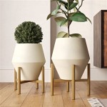 Mid Century Modern Planters Outdoor