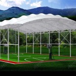 Outdoor Basketball Court With Roof