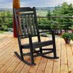 Outdoor Plastic Rocking Chair Set