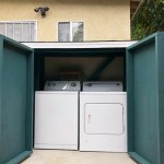 Outdoor Shed For Washer And Dryer