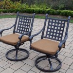 Outdoor Swivel Rocking Dining Chairs