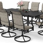 Square Outdoor Dining Sets For 8
